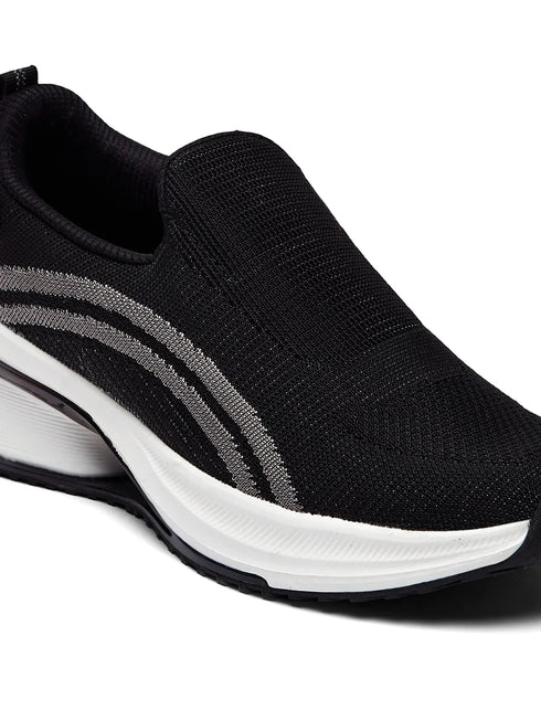 COVERT Black Men's Walking Shoes